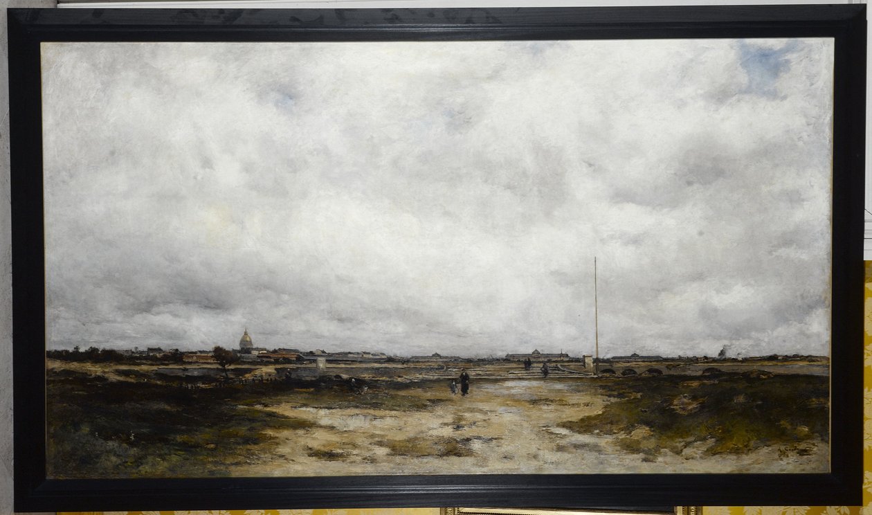 O Champ-de-Mars, após a Exposição de 1878, ca. 1882 (óleo sobre tela) de Alfred Casile