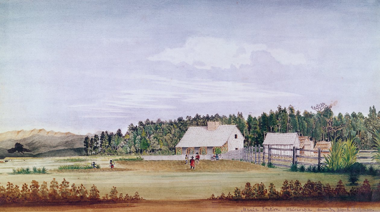 Estação Mania, Wairarapa, Nova Zelândia de Alfred Chapman