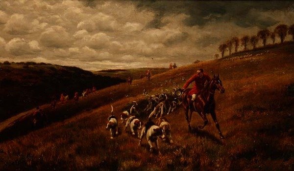 Tapá-los (óleo sobre tela) de Alfred Charles Havell