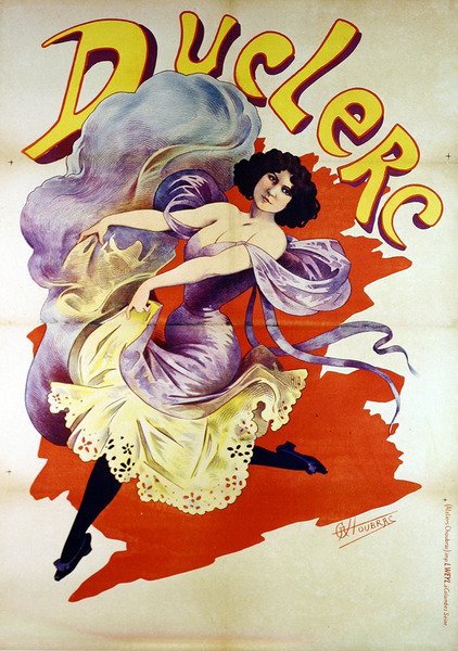 Cartaz Duclerc (cor litho) de Alfred Choubrac