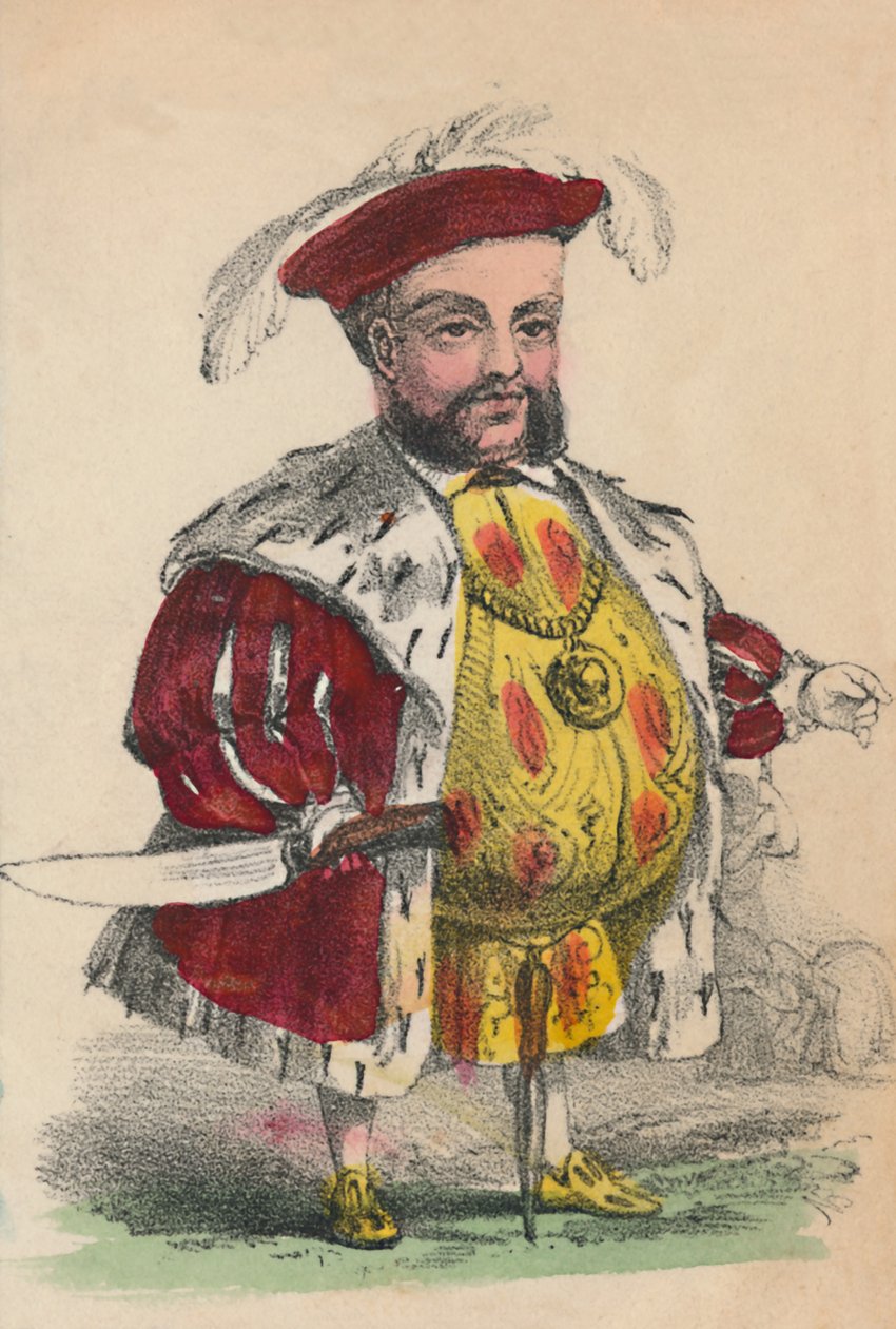 Henrique VIII, 1856 de Alfred Crowquill