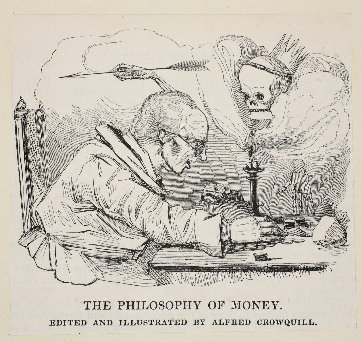 A Filosofia do Dinheiro, pub. C. 1842 de Alfred Crowquill