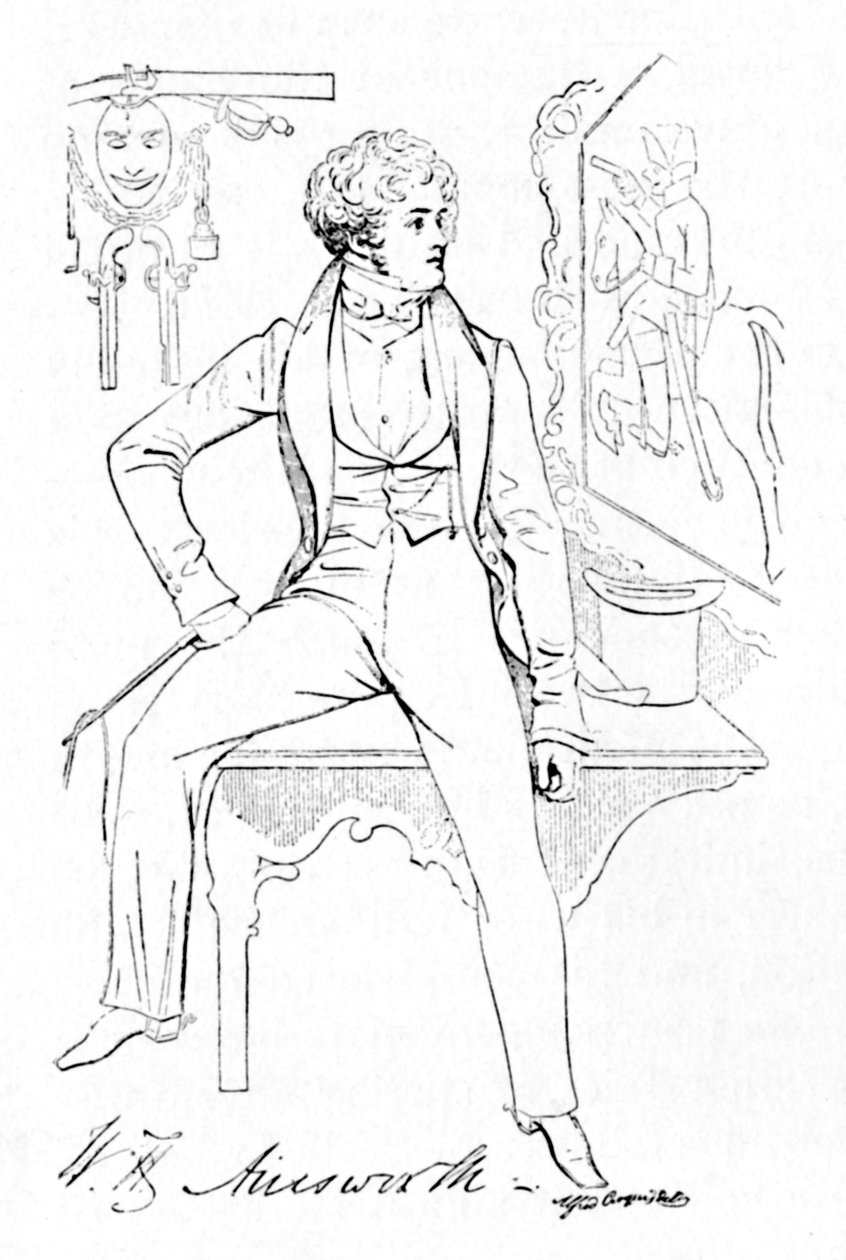 William Harrison Ainsworth, c1835, 1904 de Alfred Crowquill