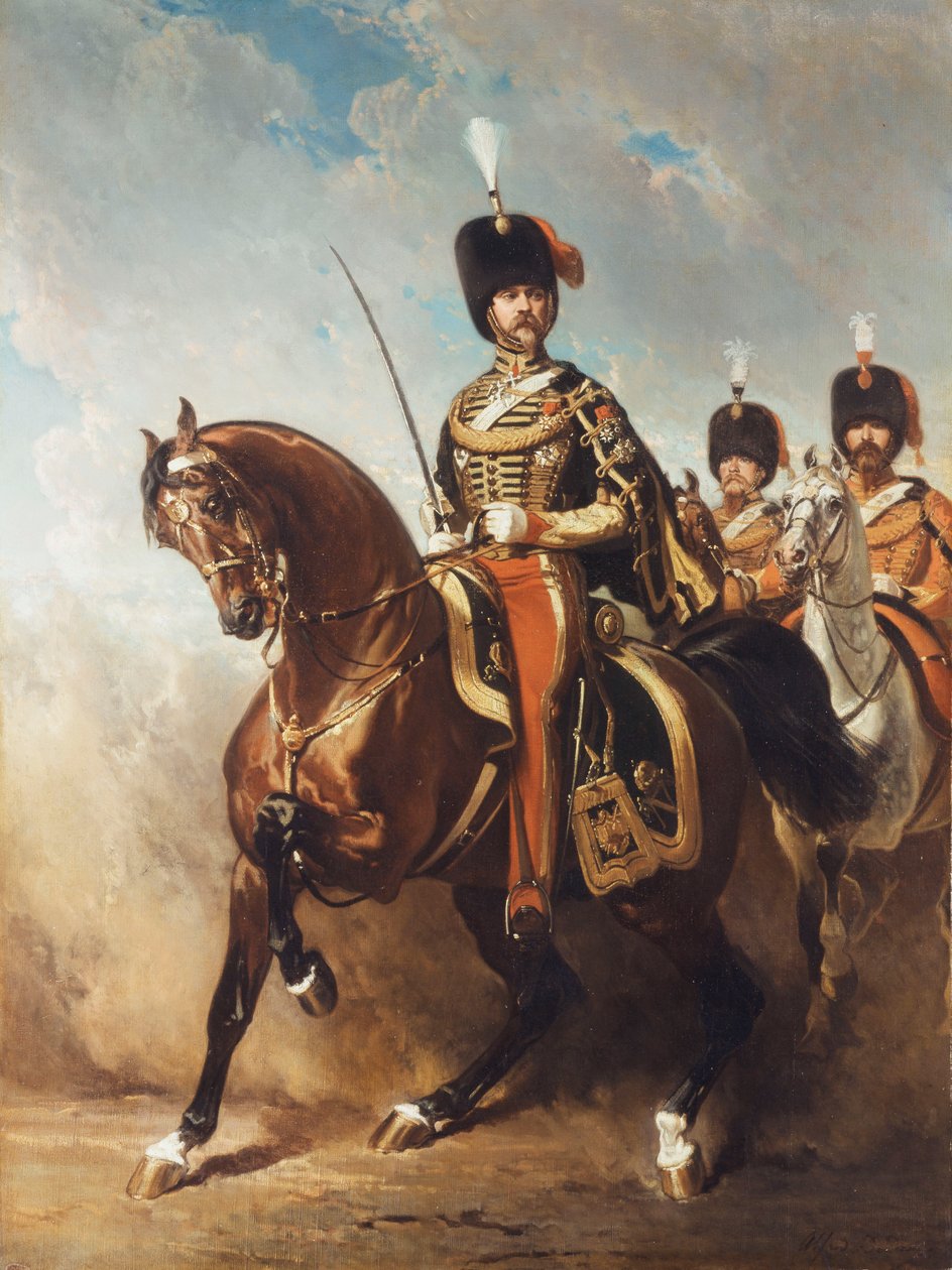 Um retrato do general Fleury a cavalo, de Alfred Dedreux