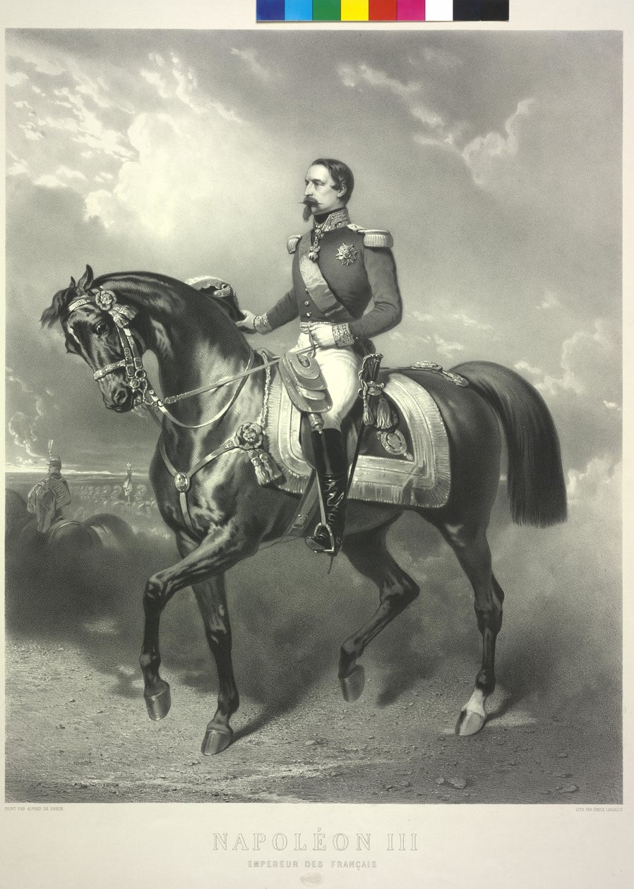 Napoleão III, Imperador dos Franceses (gravura) de Alfred Dedreux