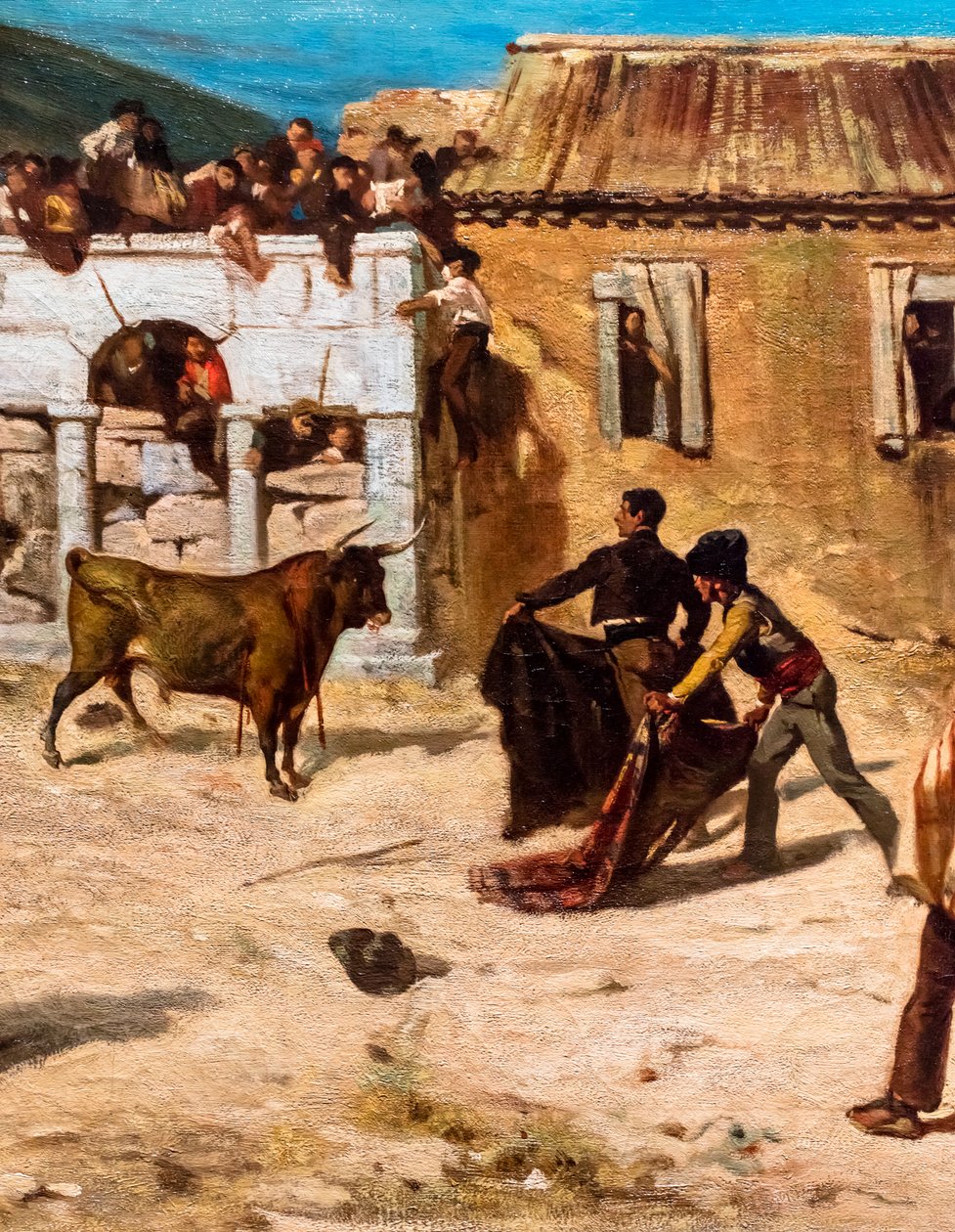 Luta de Novillos, pormenor de Alfred Dehodencq