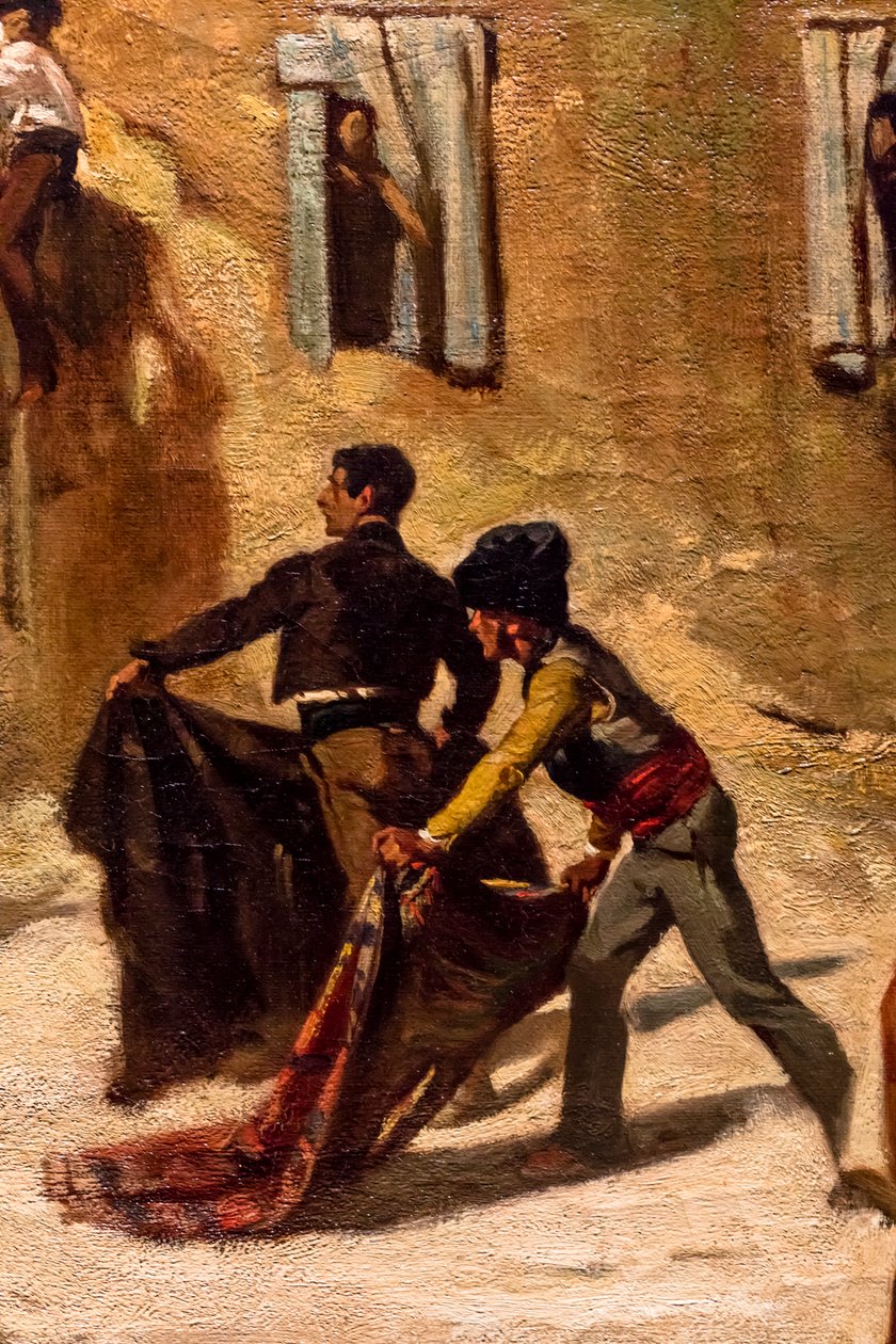 Luta de Novillos, pormenor de Alfred Dehodencq