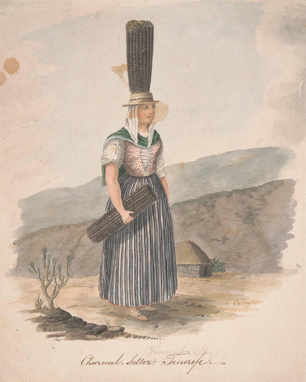 Vendedor de carvão vegetal, Tenerife de Alfred Diston