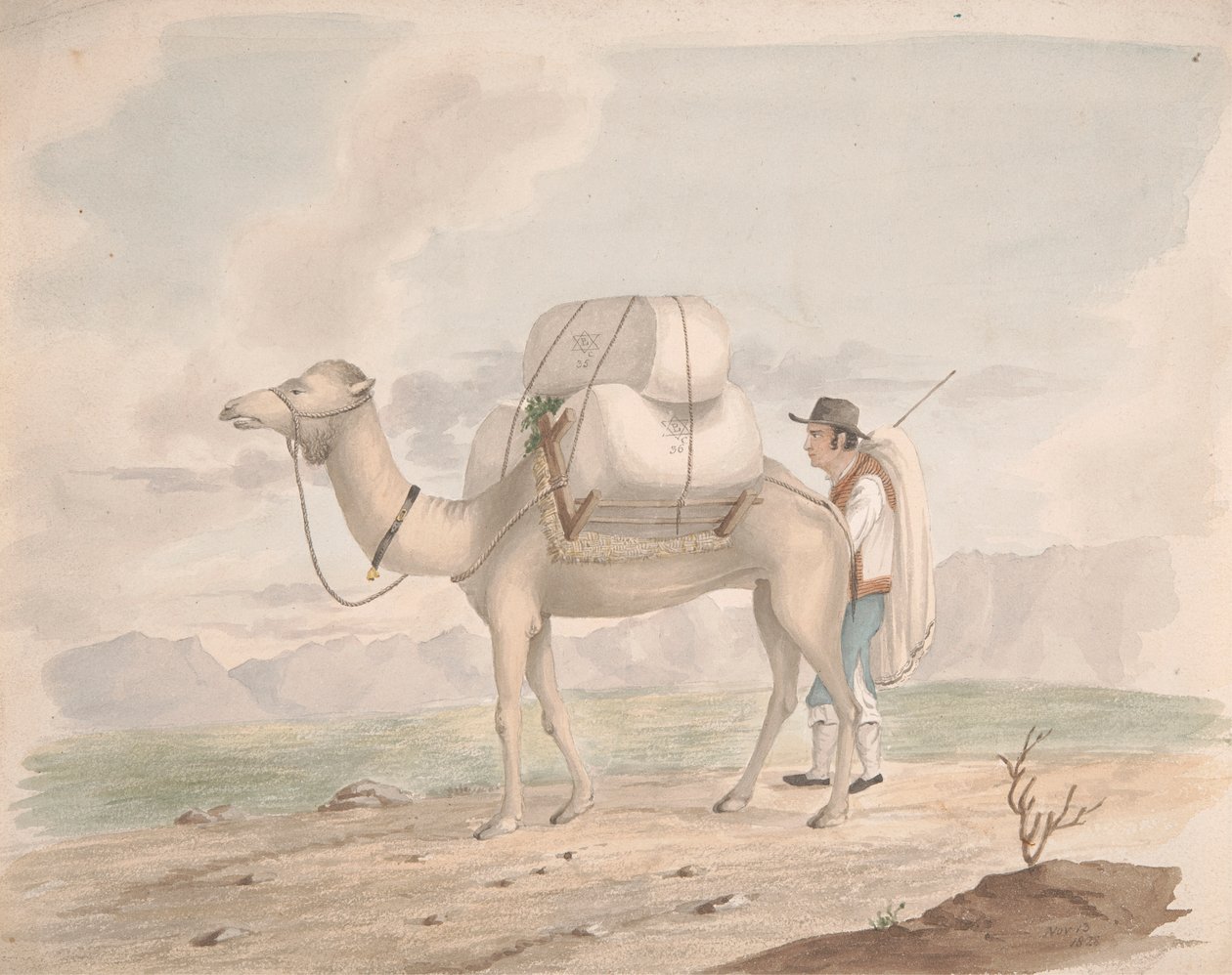Camelo carregado de Alfred Diston