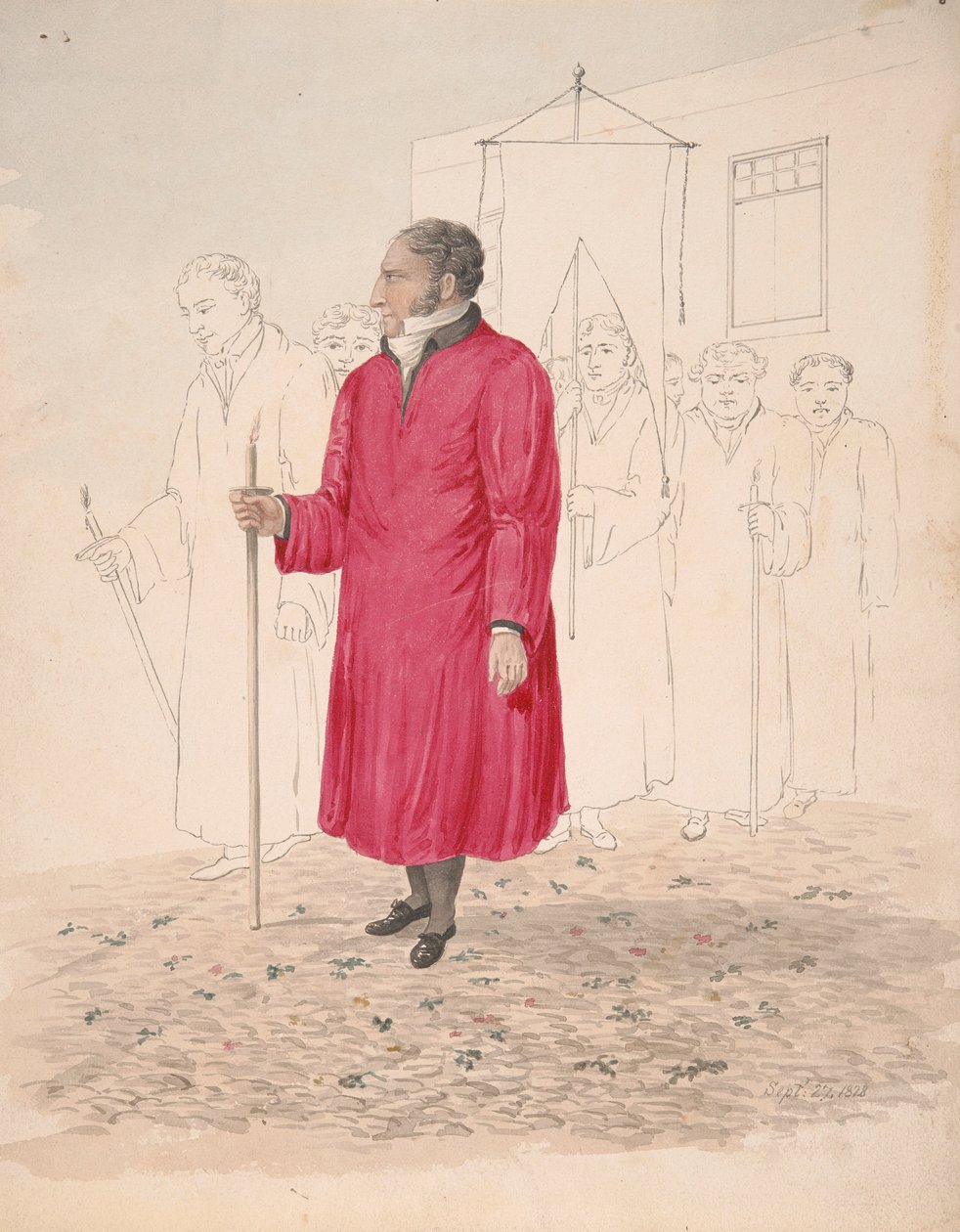 Membro da Irmandade El Gran Poder de Dios de Alfred Diston