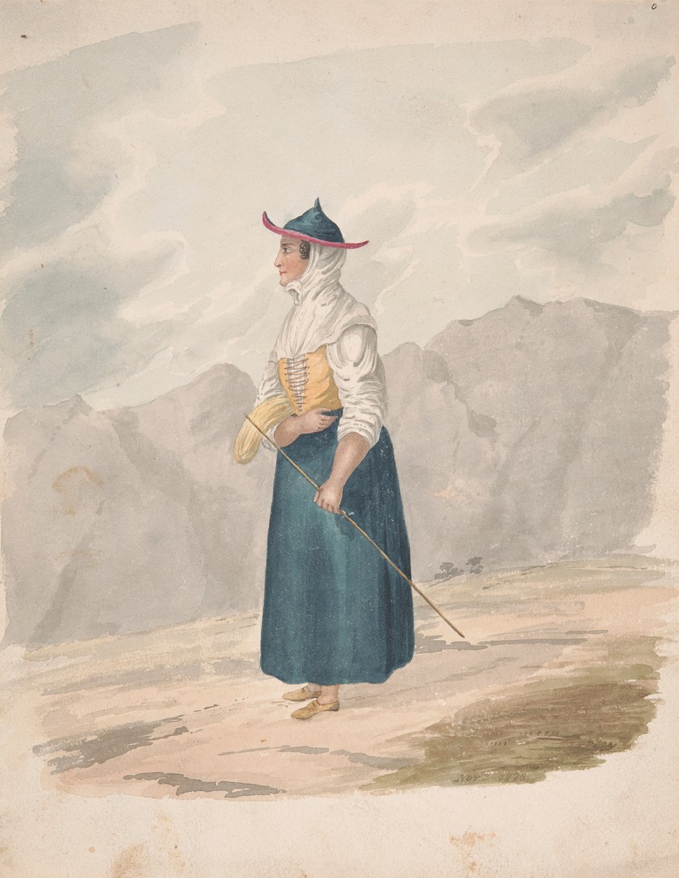 Mulher Camponesa com Pessoal, La Palma de Alfred Diston
