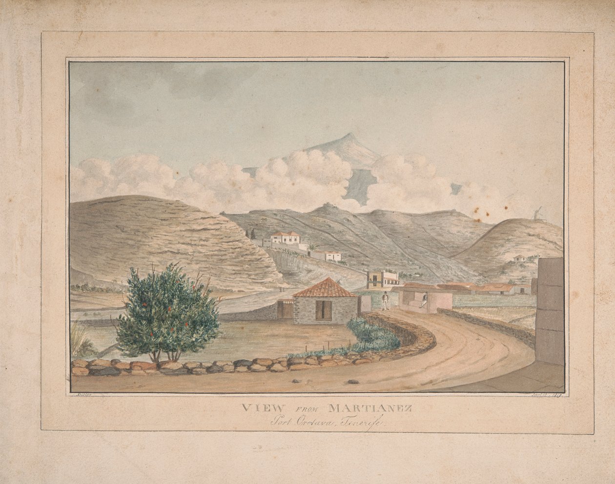 Vista de Martianez, Port Orotava, Tenerife de Alfred Diston