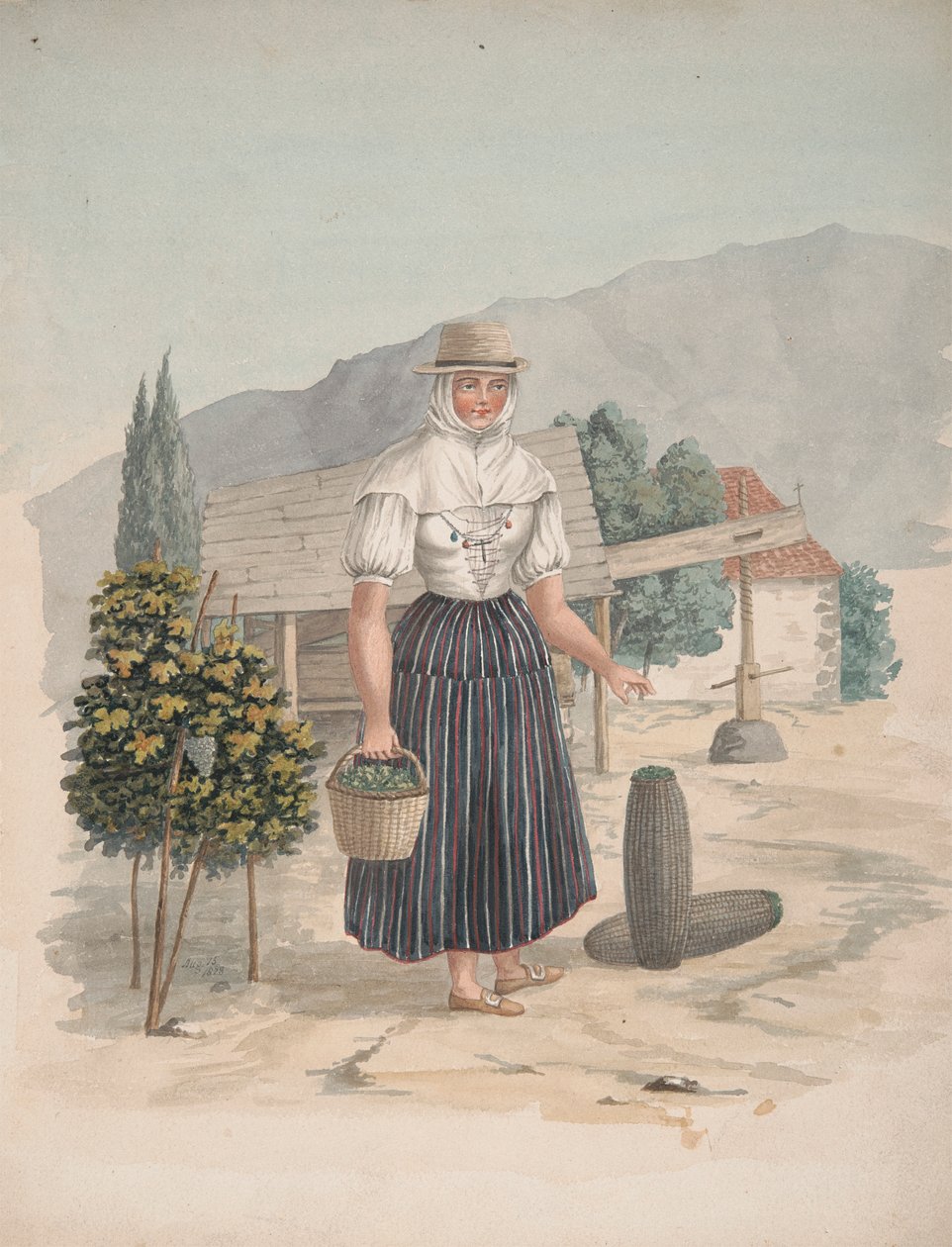 Mulher de El Miradero, Tenerife de Alfred Diston