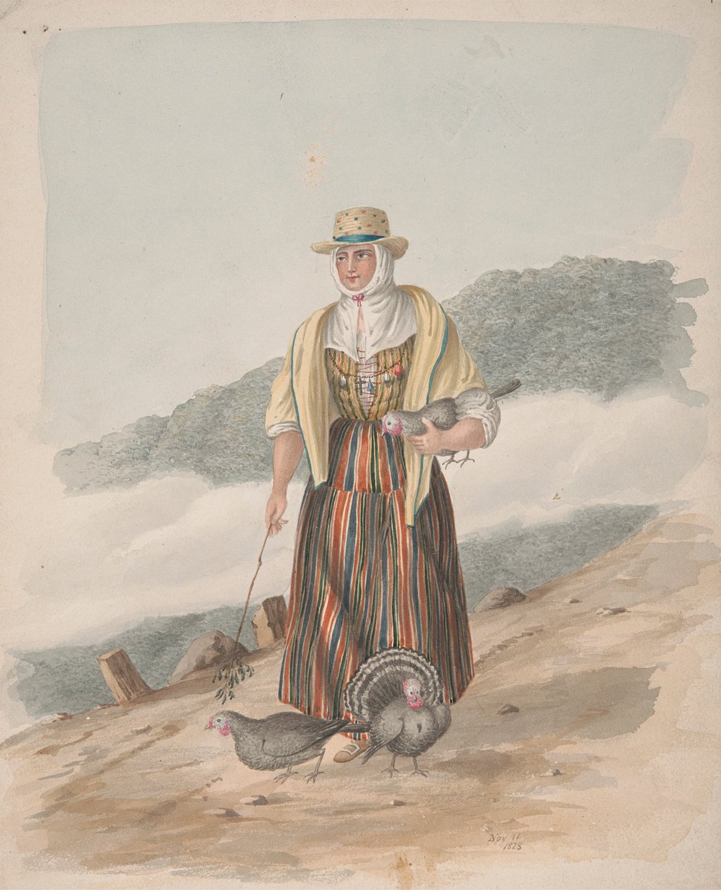 Mulher de Ycod el Alto, Tenerife de Alfred Diston