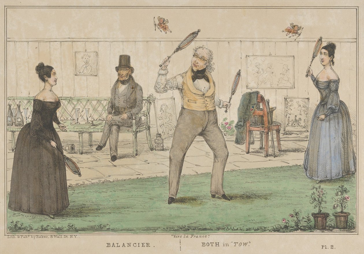 Vive la France, Pendulum, Both in Tow, ca. 1840. de Alfred E. Baker