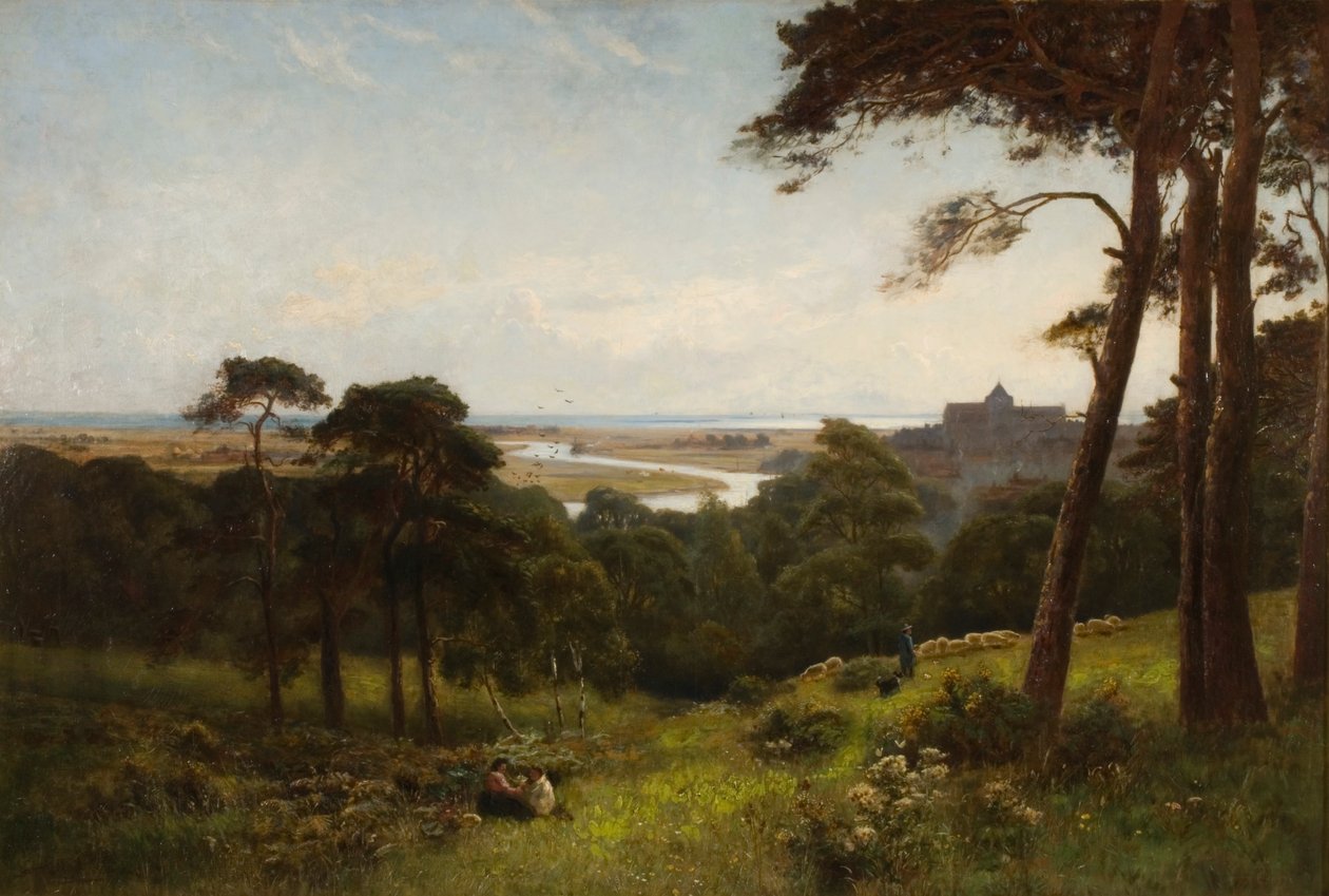Arundel, manhã cedo de Alfred East