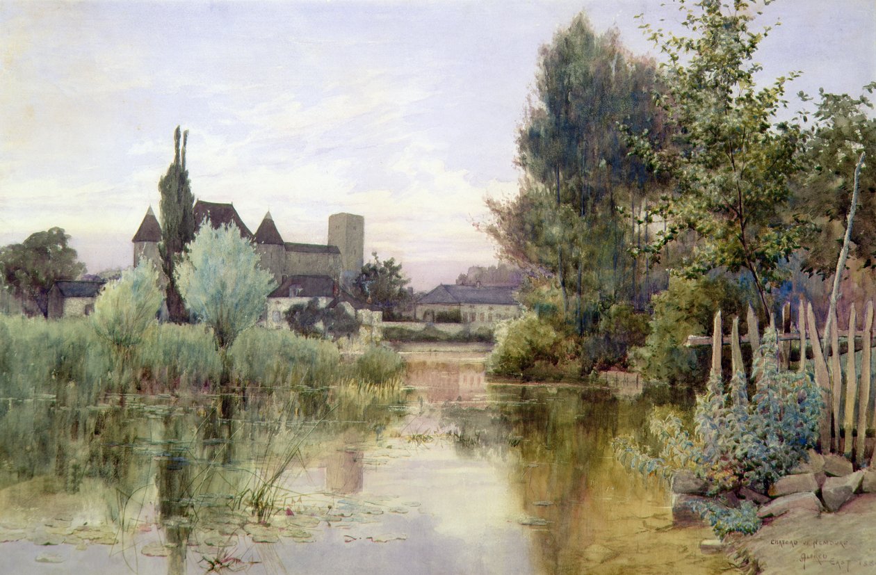 Chateau de Nemours de Alfred East