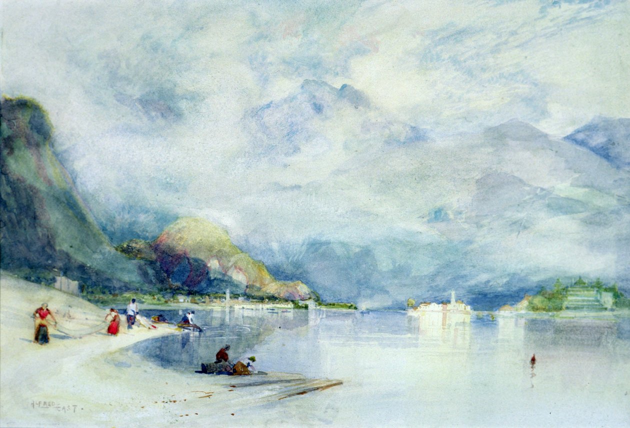 Lago Maggiore de Stresa de Alfred East