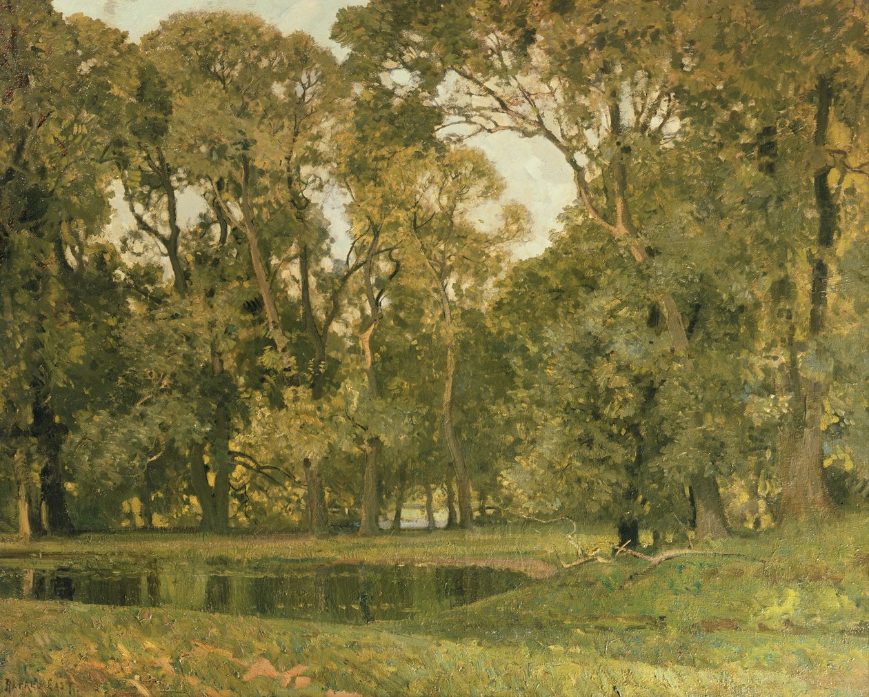 A piscina verde de Alfred East