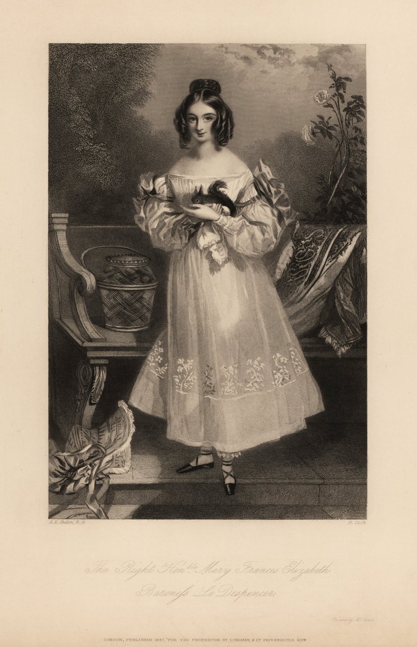 Mary Frances Elizabeth Stapleton de Alfred Edward (after) Chalon