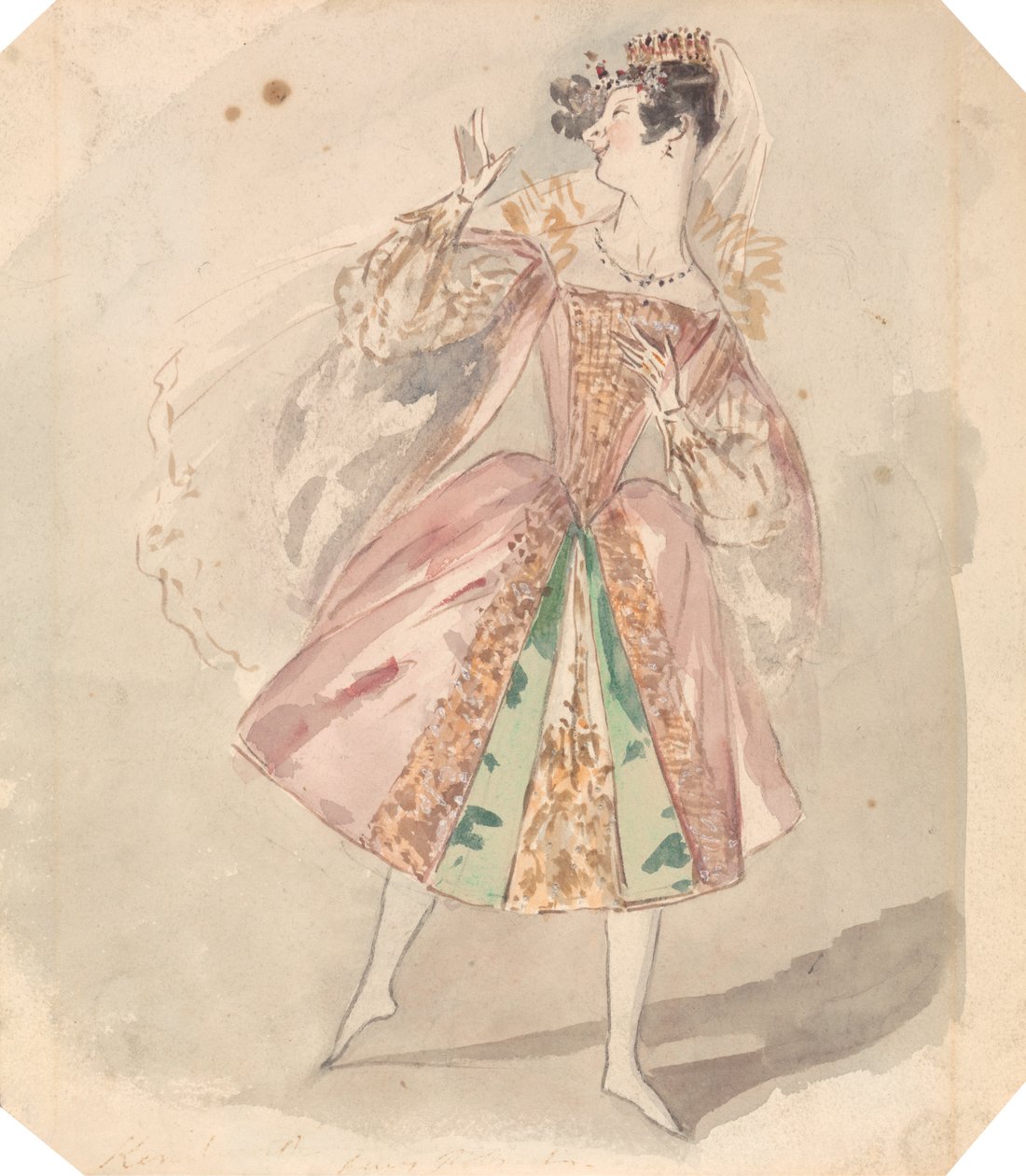 Um Bailarino de Alfred Edward Chalon