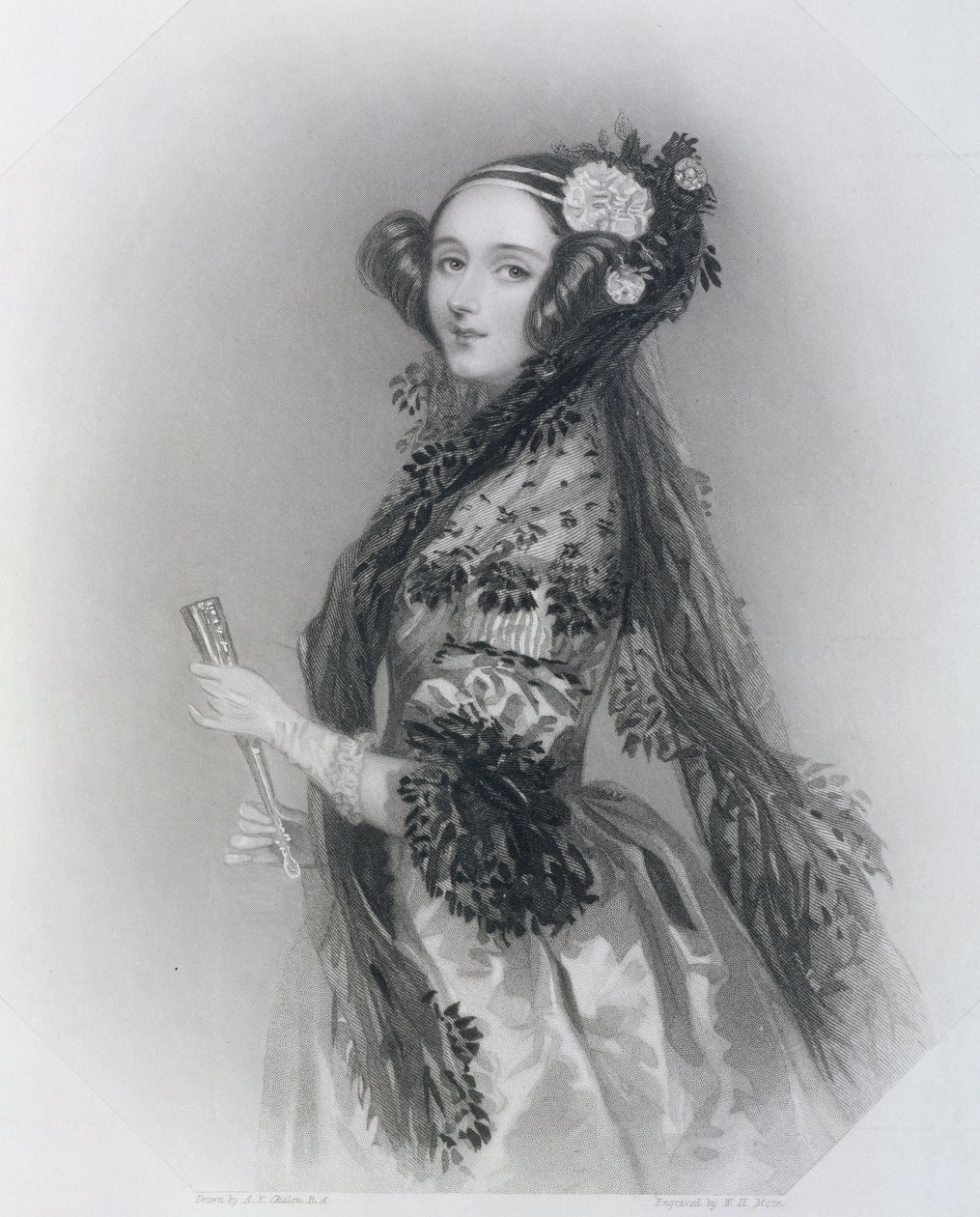 Augusta Ada King, condessa de Lovelace (1815-52), 1852 de Alfred Edward Chalon