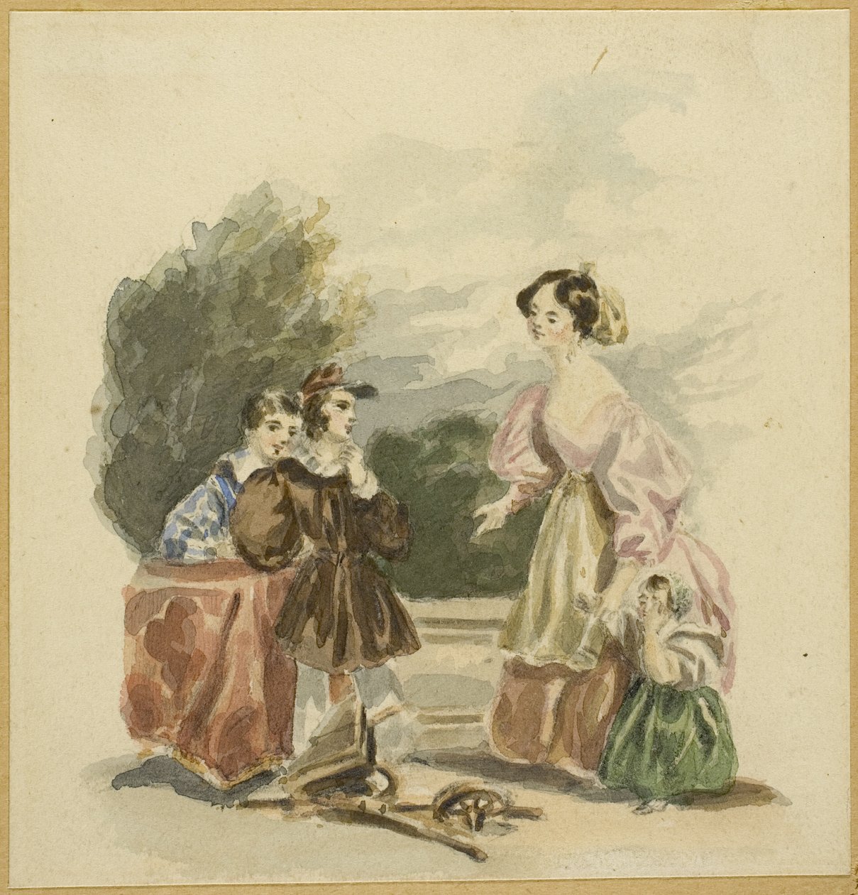 O brinquedo partido de Alfred Edward Chalon