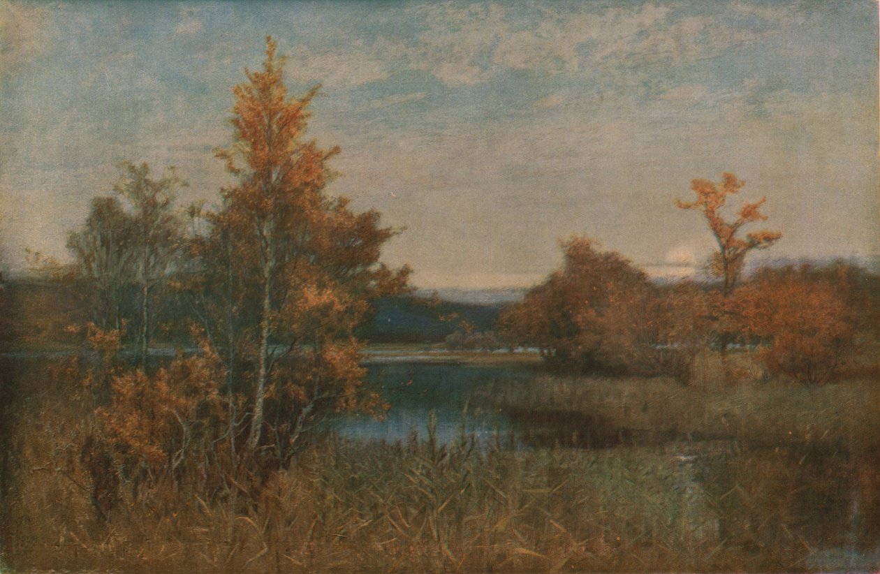 Autumn Afterglow, 1886, c1930. de Alfred East