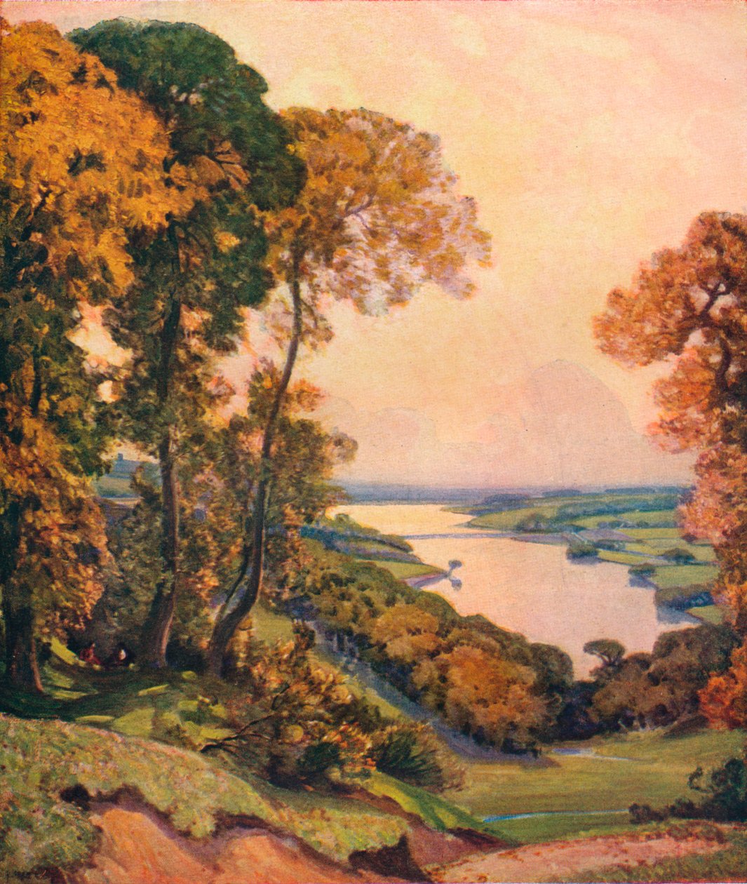 Água de Rivington, 1910 de Alfred East