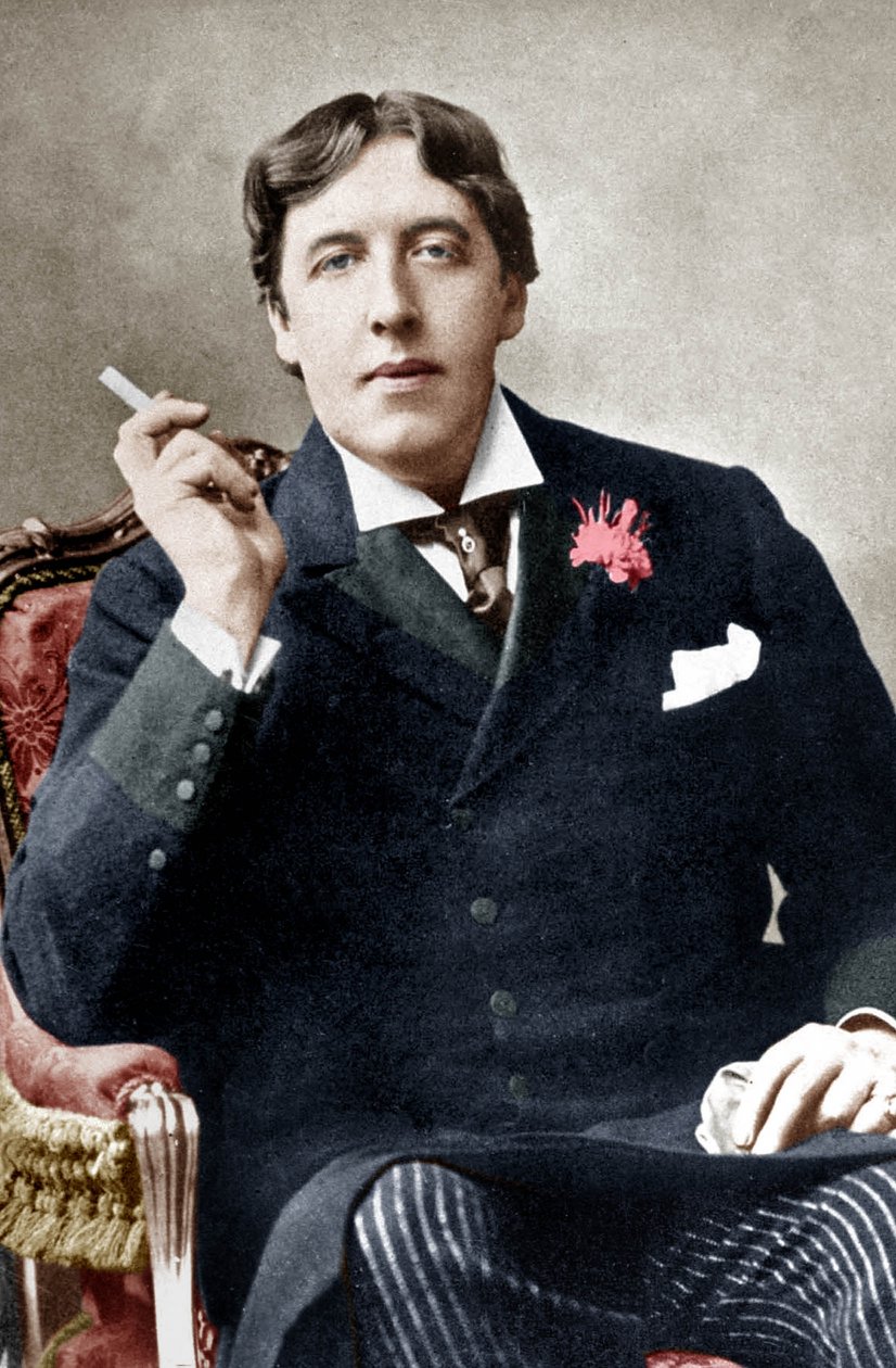 Oscar Wilde, c. 1892 (foto a p/b) de Alfred Ellis and Walery