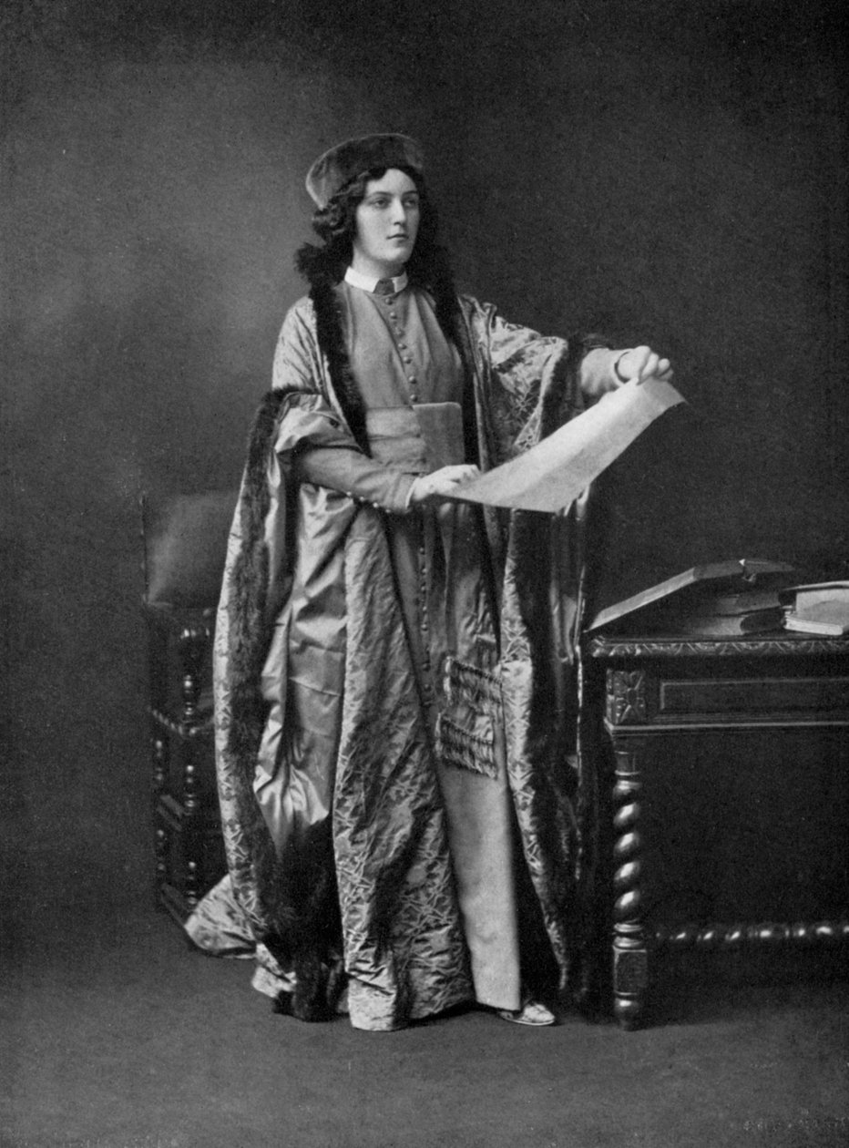 Amy Brandon Thomas 1890-1974, atriz inglesa, 1911-1912. de Alfred Ellis and Walery