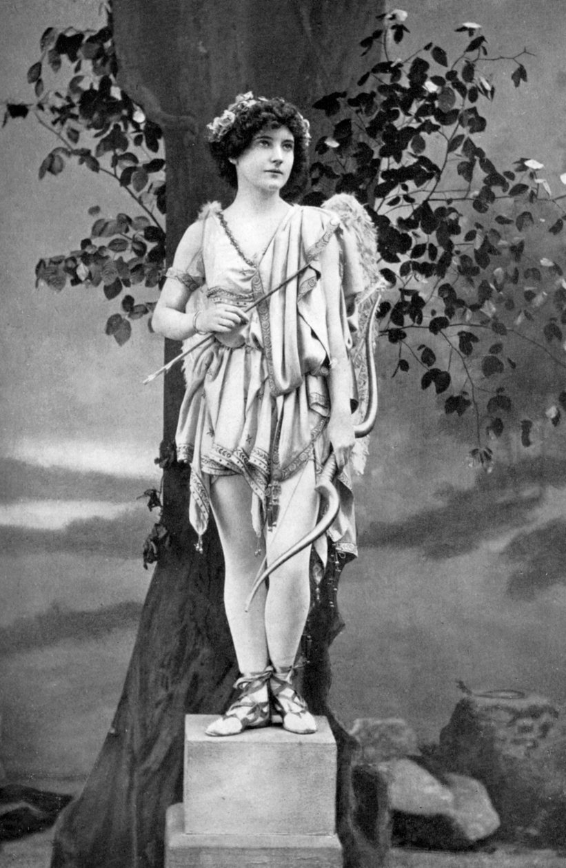 Unidade Moore 1894-1981, atriz irlandesa, 1911-1912. de Alfred Ellis and Walery