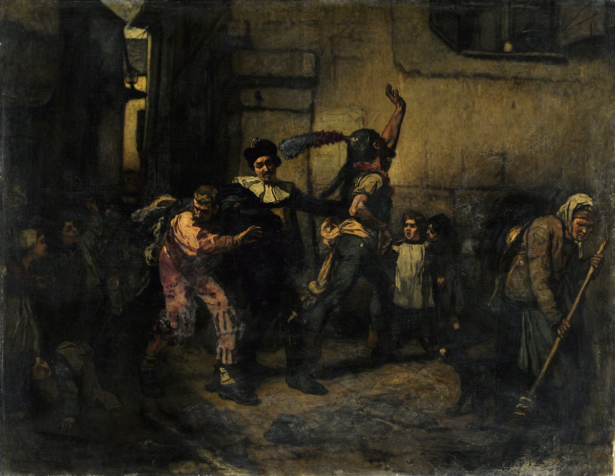 Quarta-feira de Cinzas (óleo sobre tela) de Alfred Emile Stevens