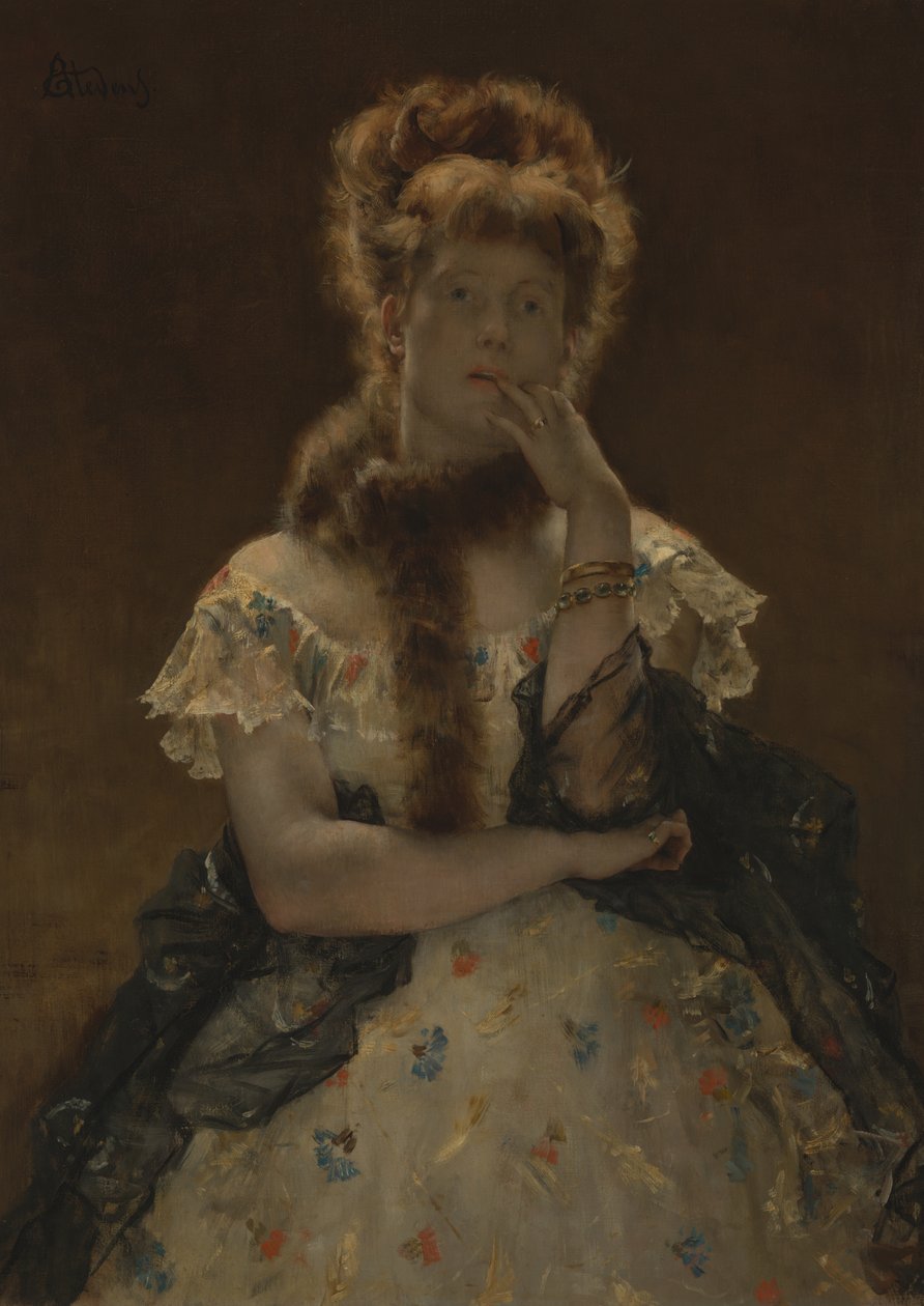 A esfinge parisiense de Alfred Emile Stevens