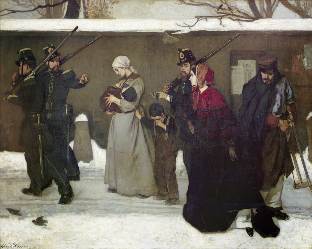O que é chamado Vagancy ou, The Hunters of Vincennes, 1854 de Alfred Emile Stevens