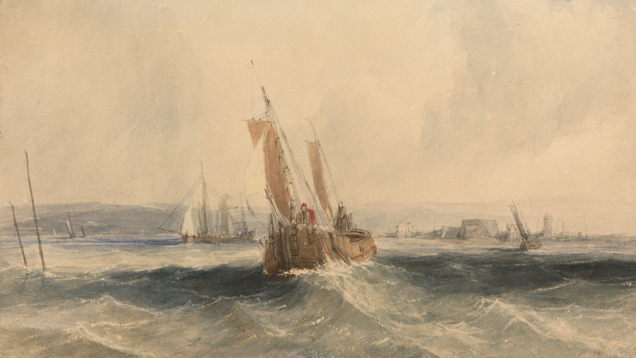 Envio para fora da Ilha de Wight de Alfred Gomersal Vickers
