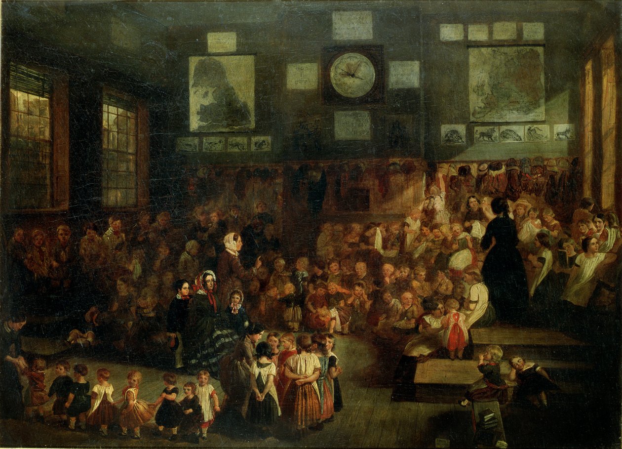 Escola Ann Street, Birmingham, 1855 de Alfred H. Green