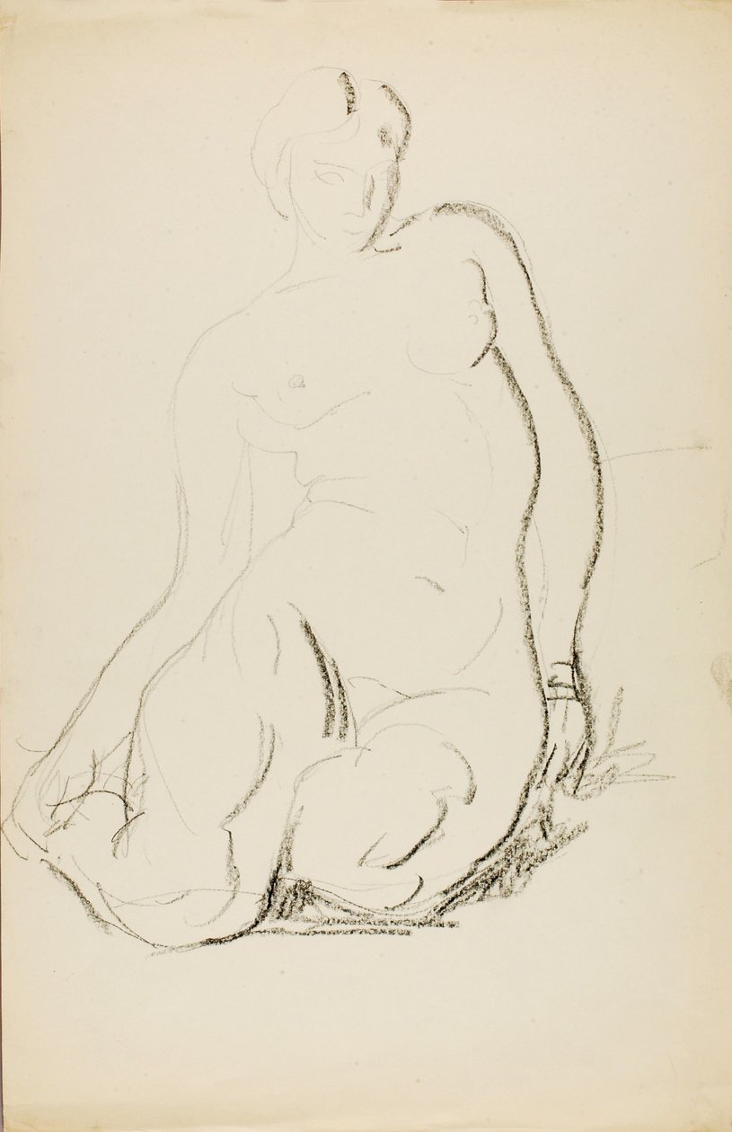 Nu sentado de Alfred H. Maurer