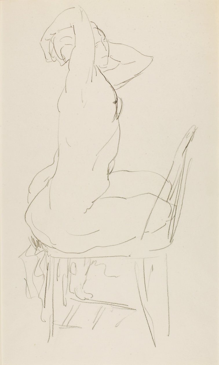 Nu sentado de Alfred H. Maurer