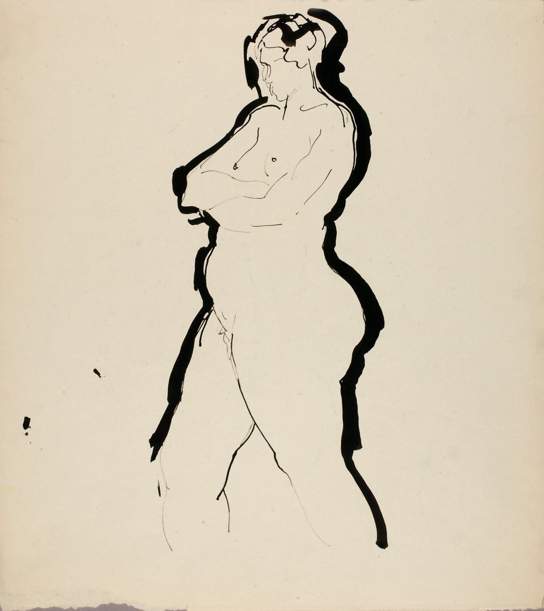 Nu em pé de Alfred H. Maurer