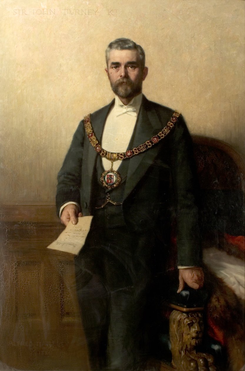 Alderman Sir John Turbey, Kt, 1889 de Alfred Hartley