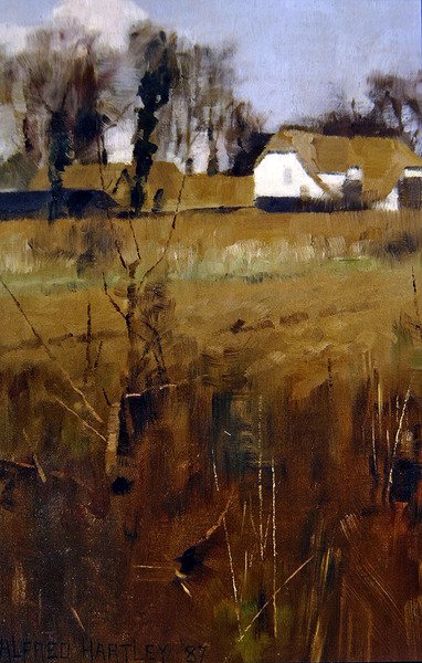 Paisagem ao ar livre de Alfred Hartley