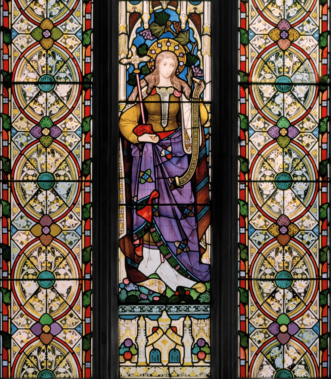 Fé, c.1868 (vitral) de Alfred Hassam