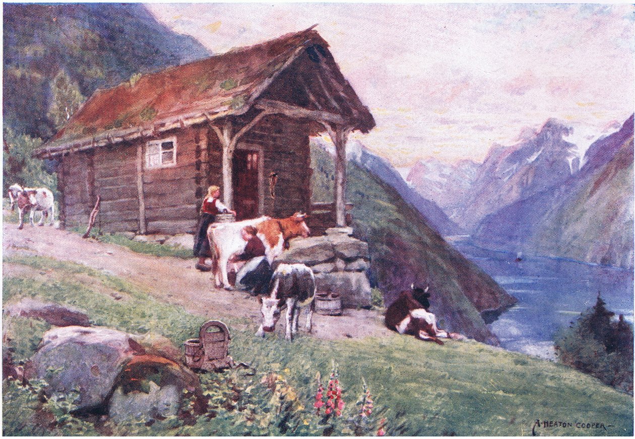 Um saeter de Alfred Heaton Cooper
