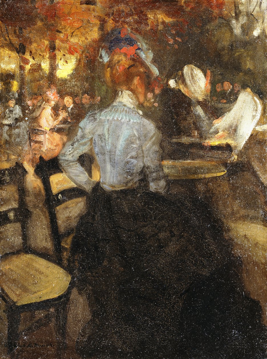 O Café, c.1900 de Alfred Henry Maurer