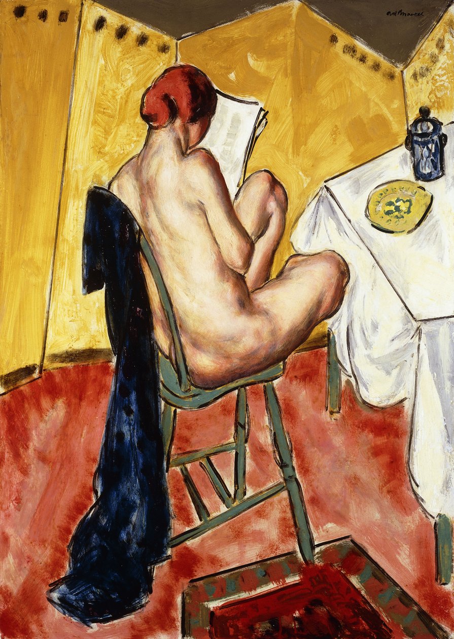 A tela amarela, de Alfred Henry Maurer
