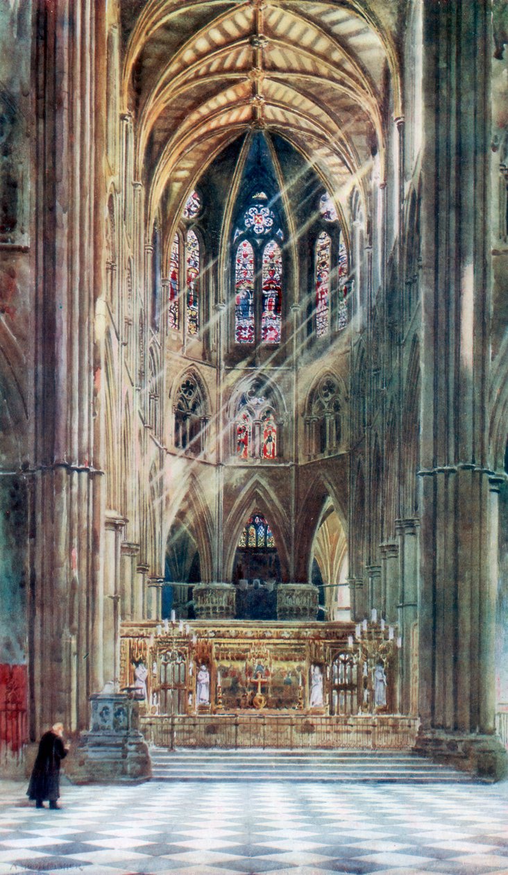 Abadia de Westminster, Londres, 1902 de Alfred Hugh Fisher