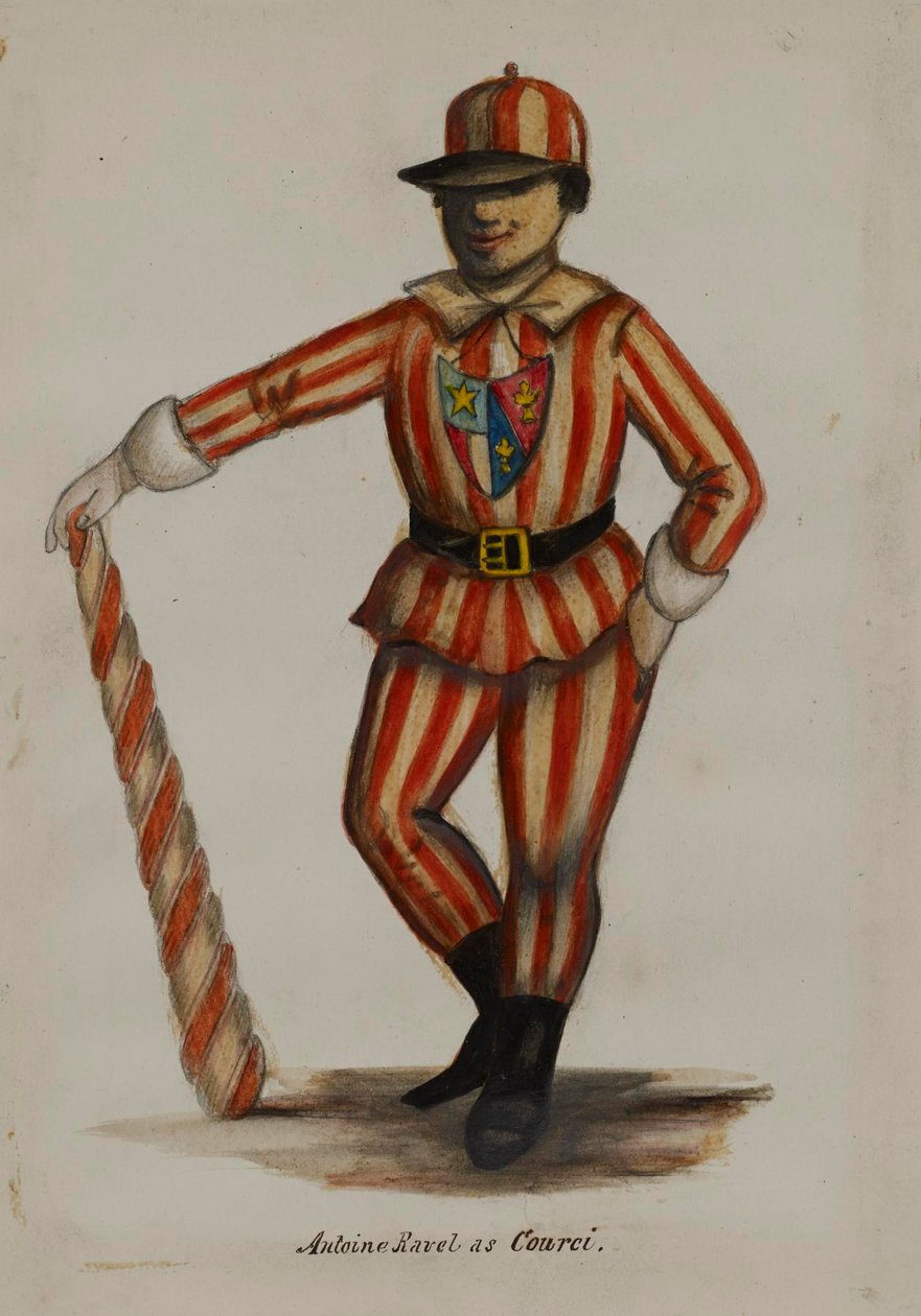 Antoine Ravel como Courci de Alfred Jacob Miller