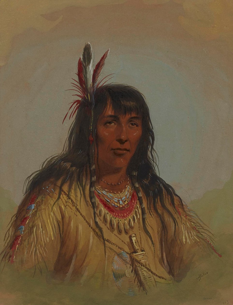 Índio Bannock de Alfred Jacob Miller