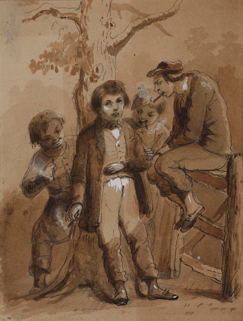 Sam bêbedo de Alfred Jacob Miller